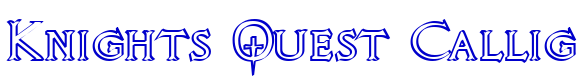 Knights Quest Callig шрифт